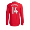 Herren Fußballbekleidung Manchester United Christian Eriksen #14 Heimtrikot 2022-23 Langarm